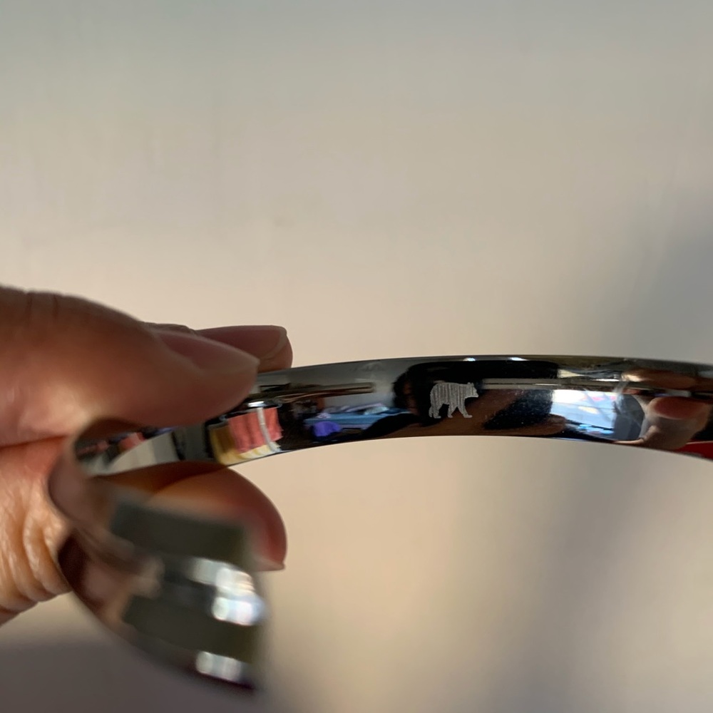 Gramerci Design Silver Bear Cuff - image 2